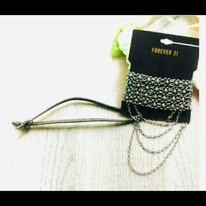 Accessories - Forever 21 Arm Cuff Turquoise Chain Accessories - Forever 21 Arm Cuff Turquoise Chain